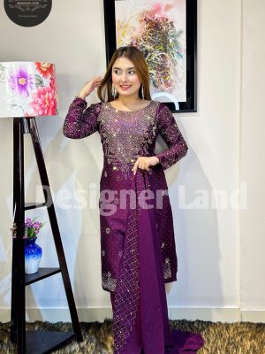 Real Nc Stone Party Wear Dresses DL