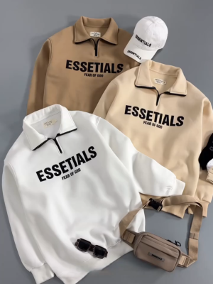 Essential Mock Neck Sweatshirt