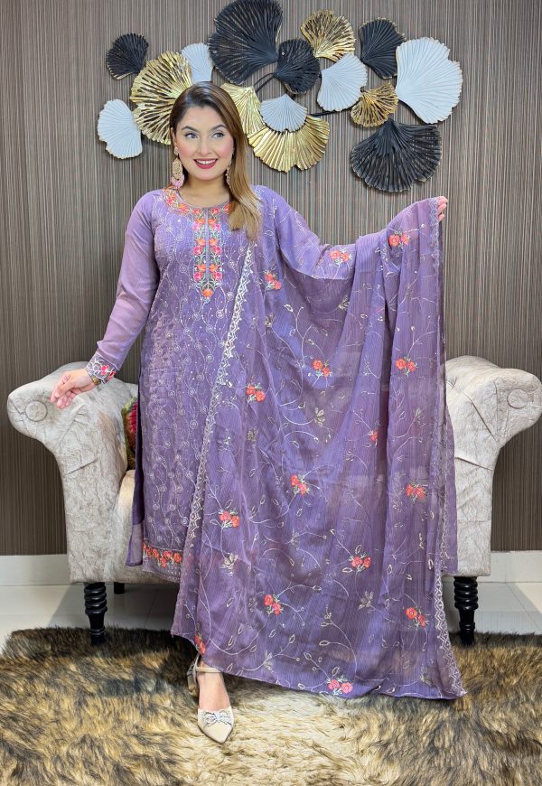 Luxury Marvel Georgette Pakistani Inspired - Image 5