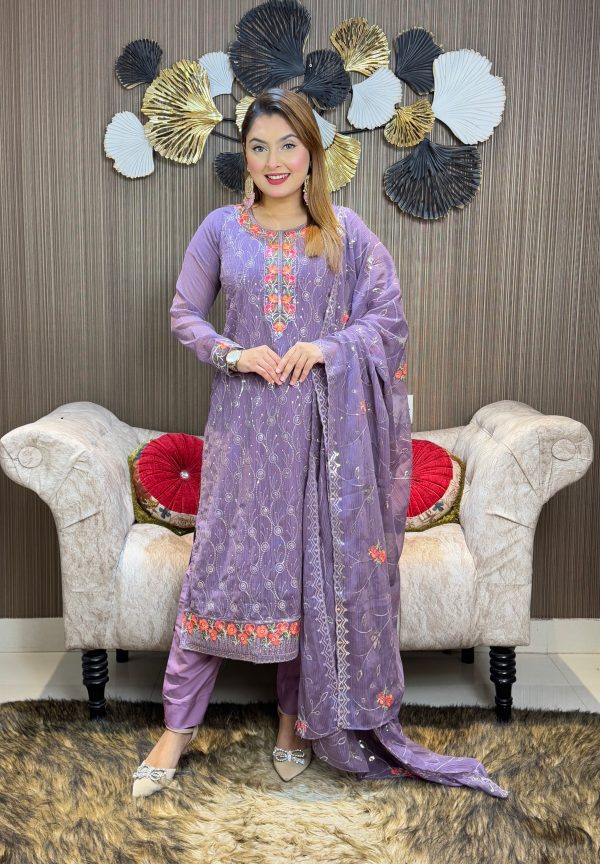 Luxury Marvel Georgette Pakistani Inspired - Image 6