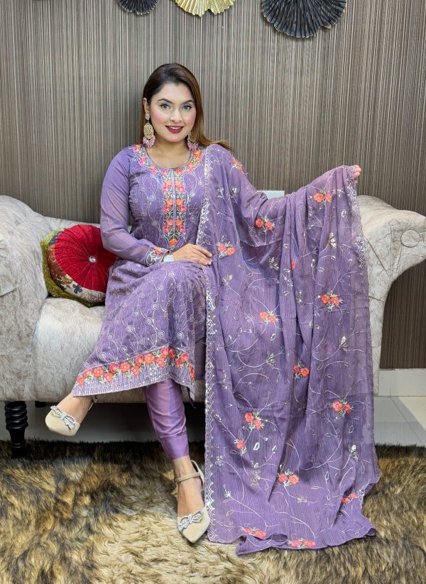 Luxury Marvel Georgette Pakistani Inspired - Image 8