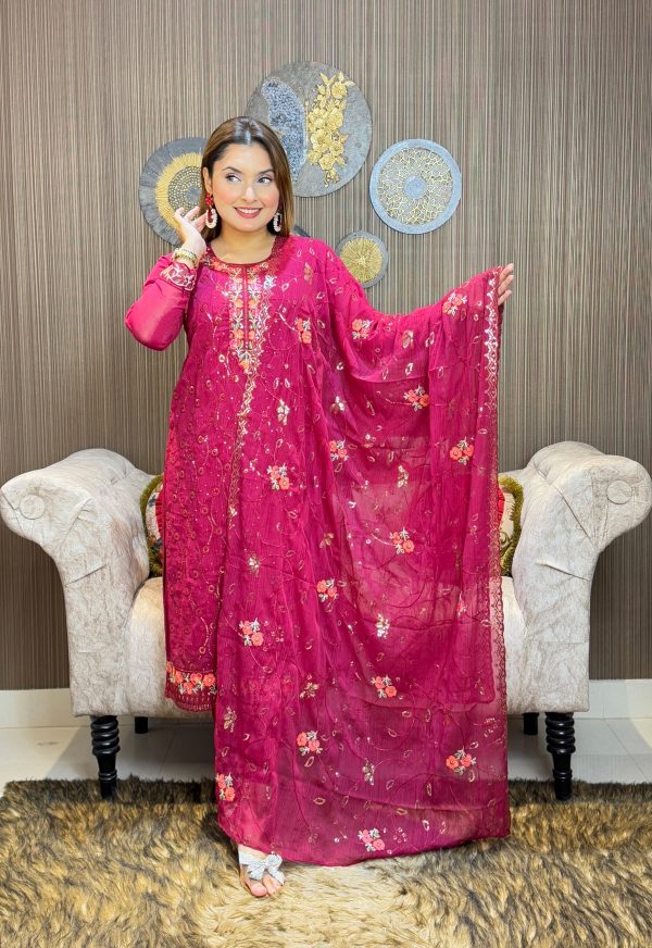 Luxury Marvel Georgette Pakistani Inspired - Image 2