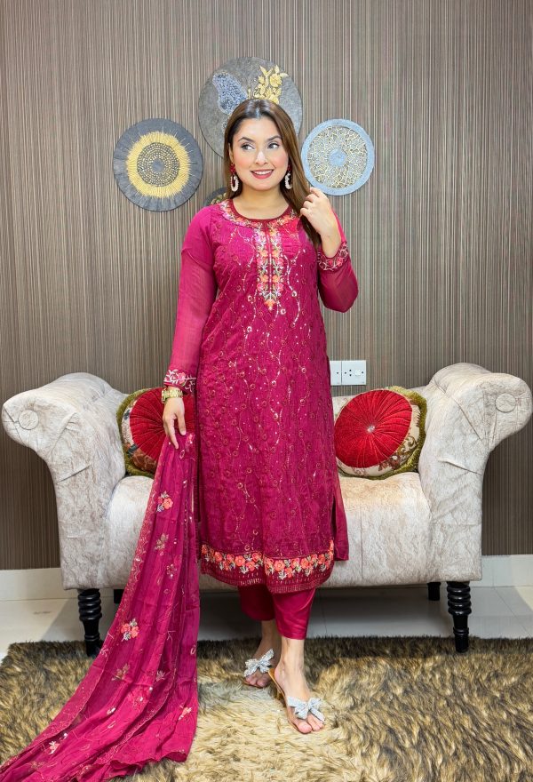 Luxury Marvel Georgette Pakistani Inspired - Image 4