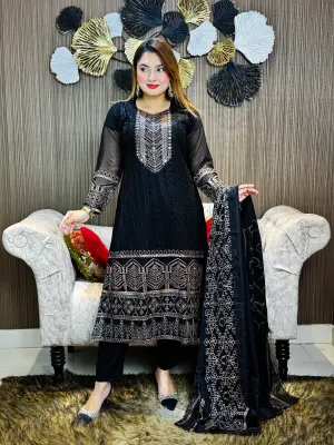 Luxury Heavy Embroidery Ari Design