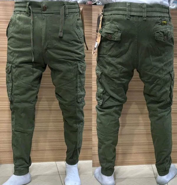 Versatile and Durable Cargo Pants with 6 Pockets - Image 3