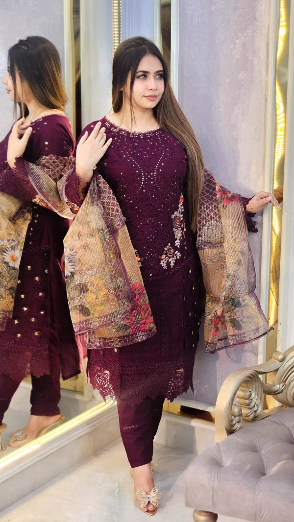 Elegant Embroidered Dress ✨ - Image 2