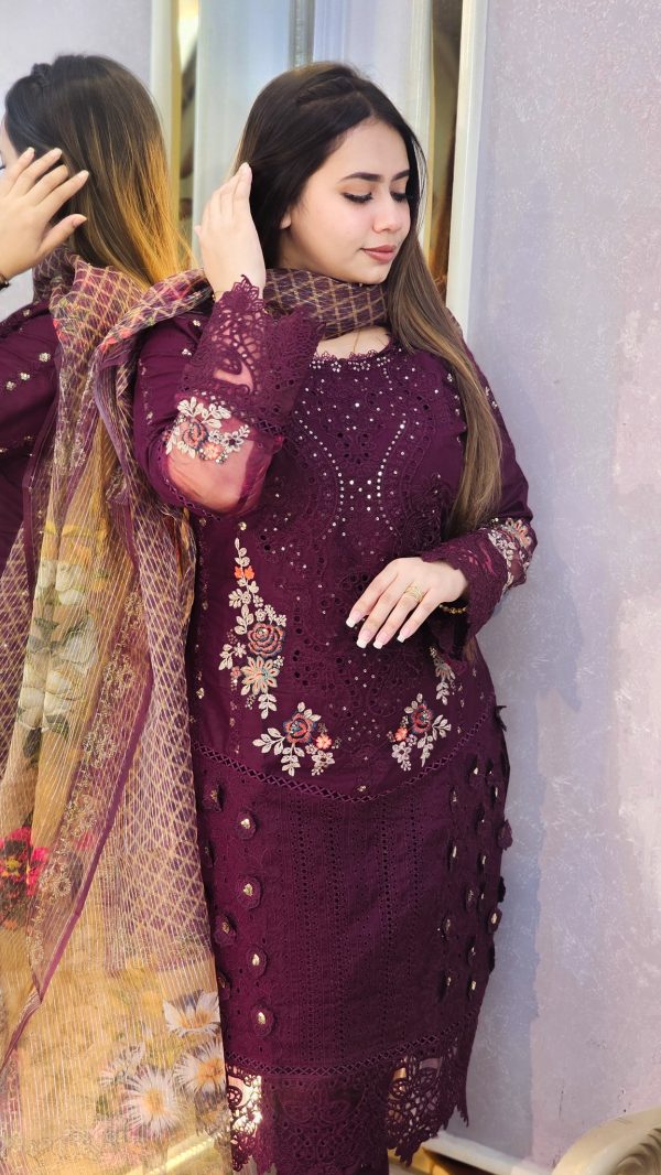 Elegant Embroidered Dress ✨ - Image 3