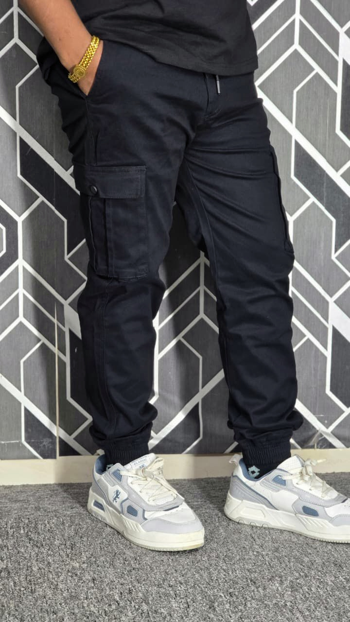 Men's Premium Twill Cargo Joggers🔥