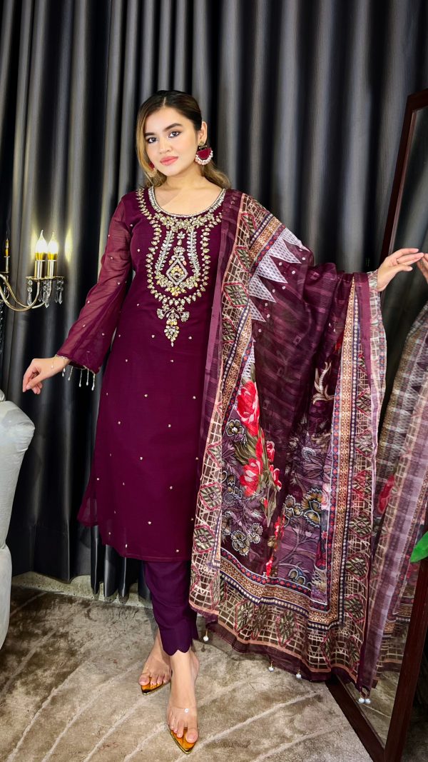 Real Hand Mirror Karchupi Dresses - Image 4