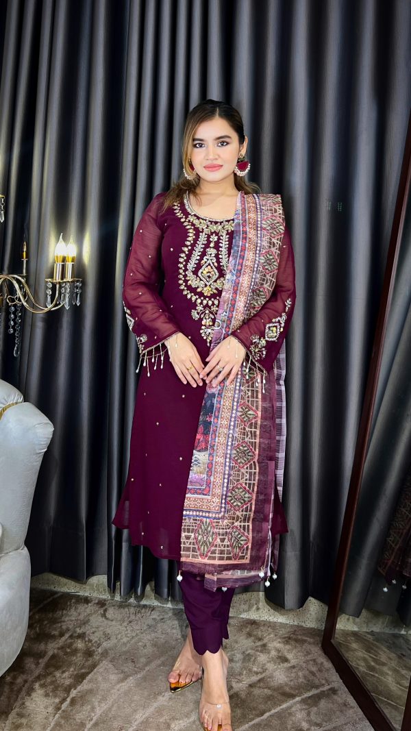 Real Hand Mirror Karchupi Dresses - Image 3