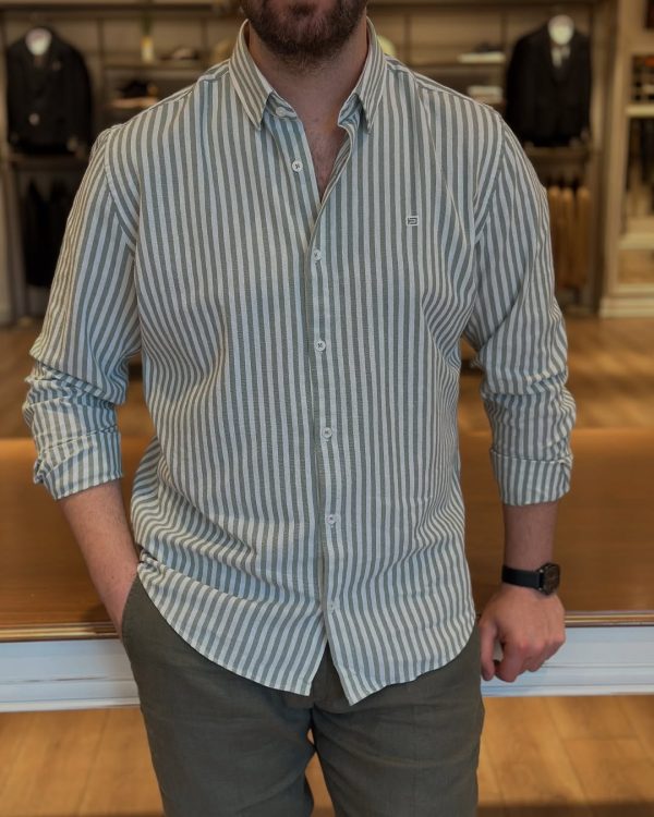 Timeless Striped Shirt - Image 2