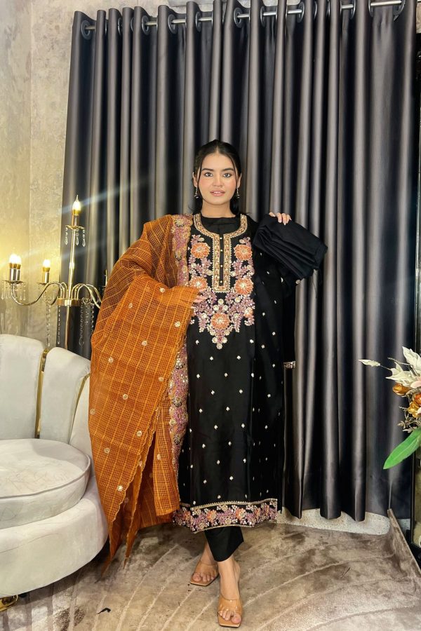 Black Bloom Embroidery Collection - Image 4