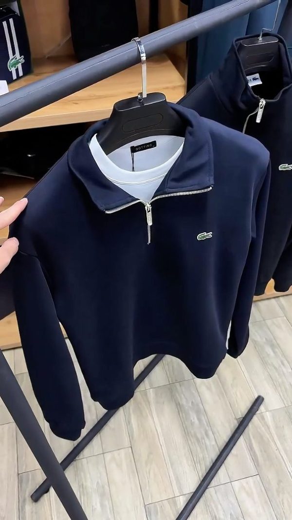 Premium Casual Half-Zip Sweatshirt - Image 4