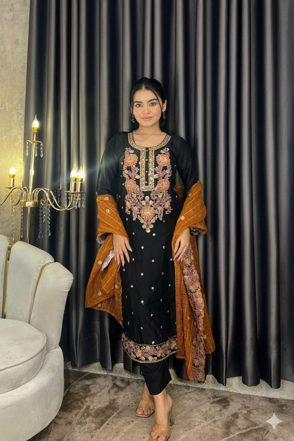 Black Bloom Embroidery Collection