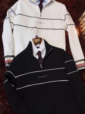 Classic Stripe Half-Zip Sweatshirtš„