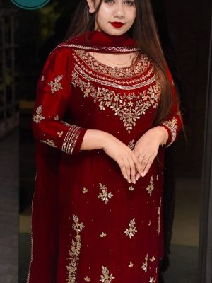 Luxary Heavy Karchupi Dress