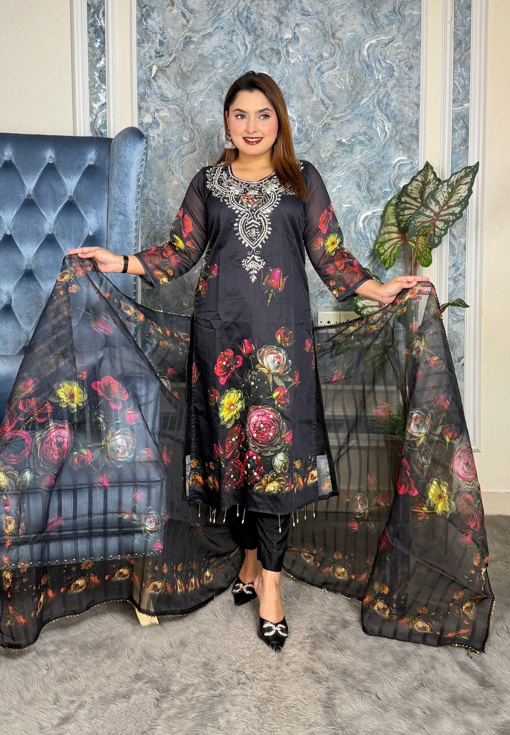 Luxary Ross Design Karchupi - Image 3