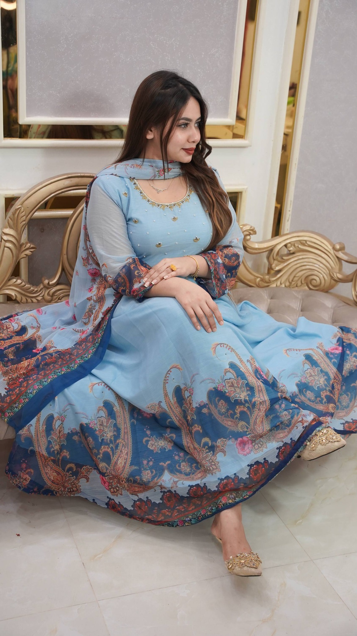 Embroidery Gown - Image 2