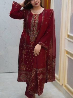 Luxary Embroidery dress