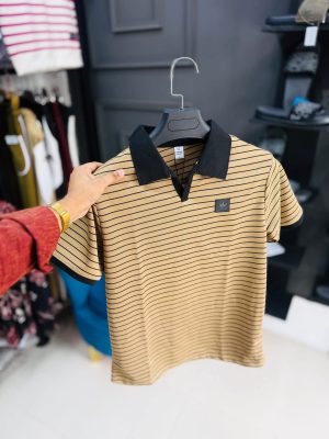 Premium Old Money Stripe Polo