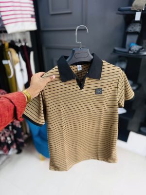 Premium Old Money Stripe Polo