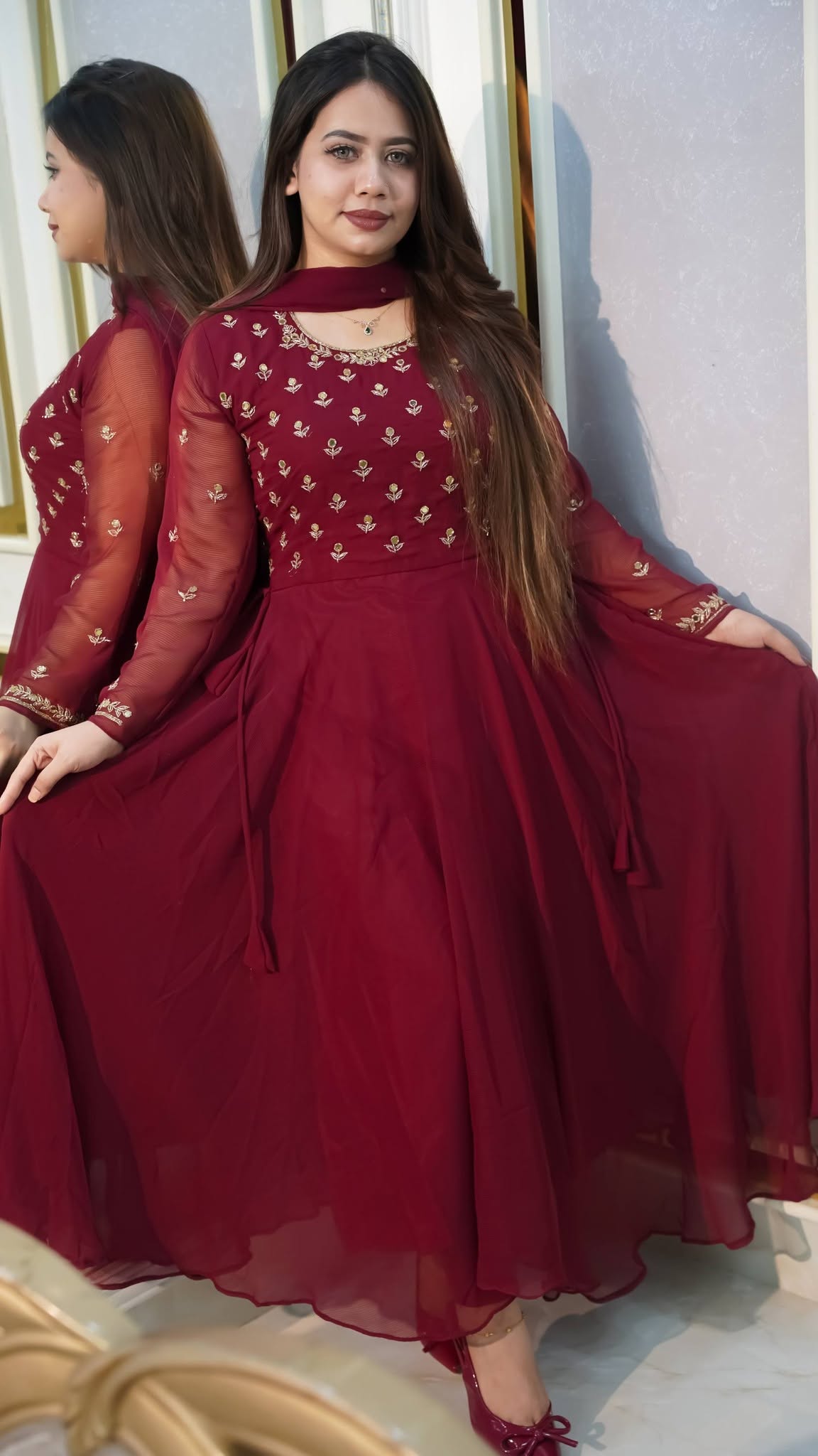 Luxury Party Wear Dress Gown